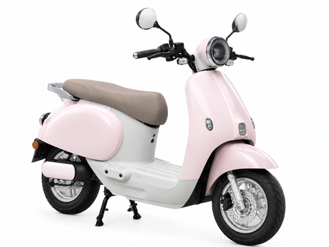 Електроскутер Yatu 500W рожево-сірий yatu-b1 фото